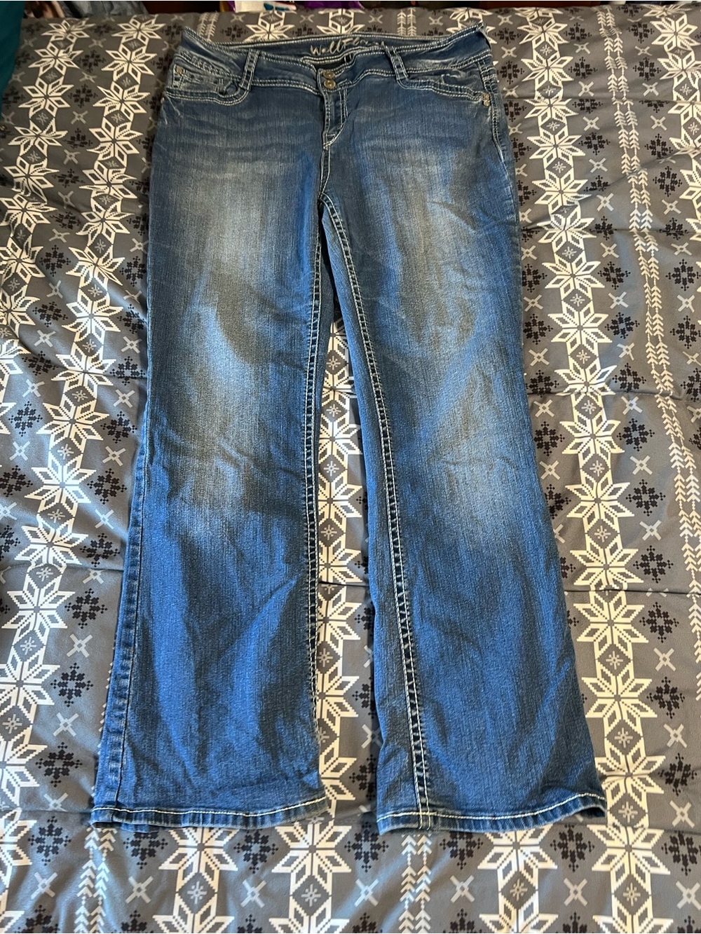 Wallflower Women's Medium Blue Bootcut Jeans